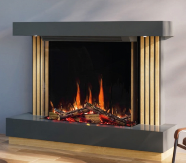 OER Fairmont Fireplace with Solus VS75 Electric Fire