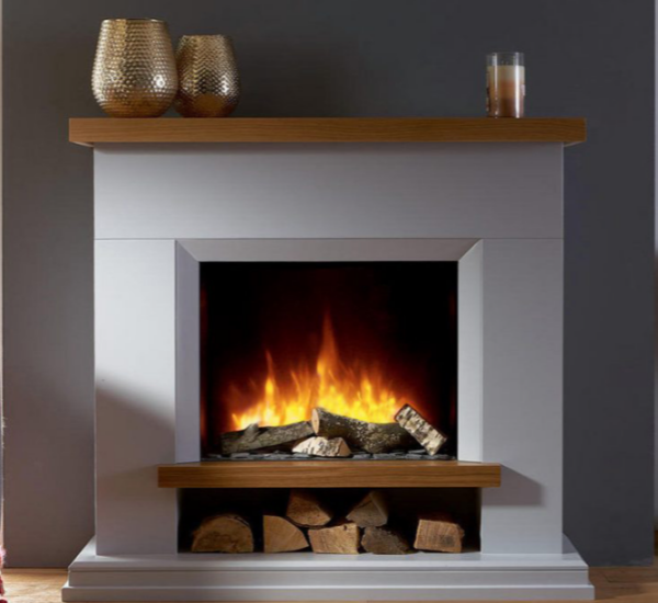 OER Hudson with Flametek Electric Fire